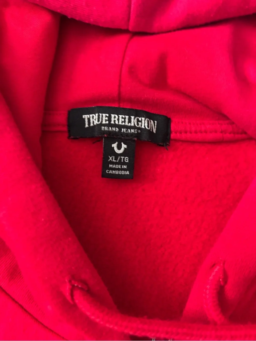 True Religion bold red
